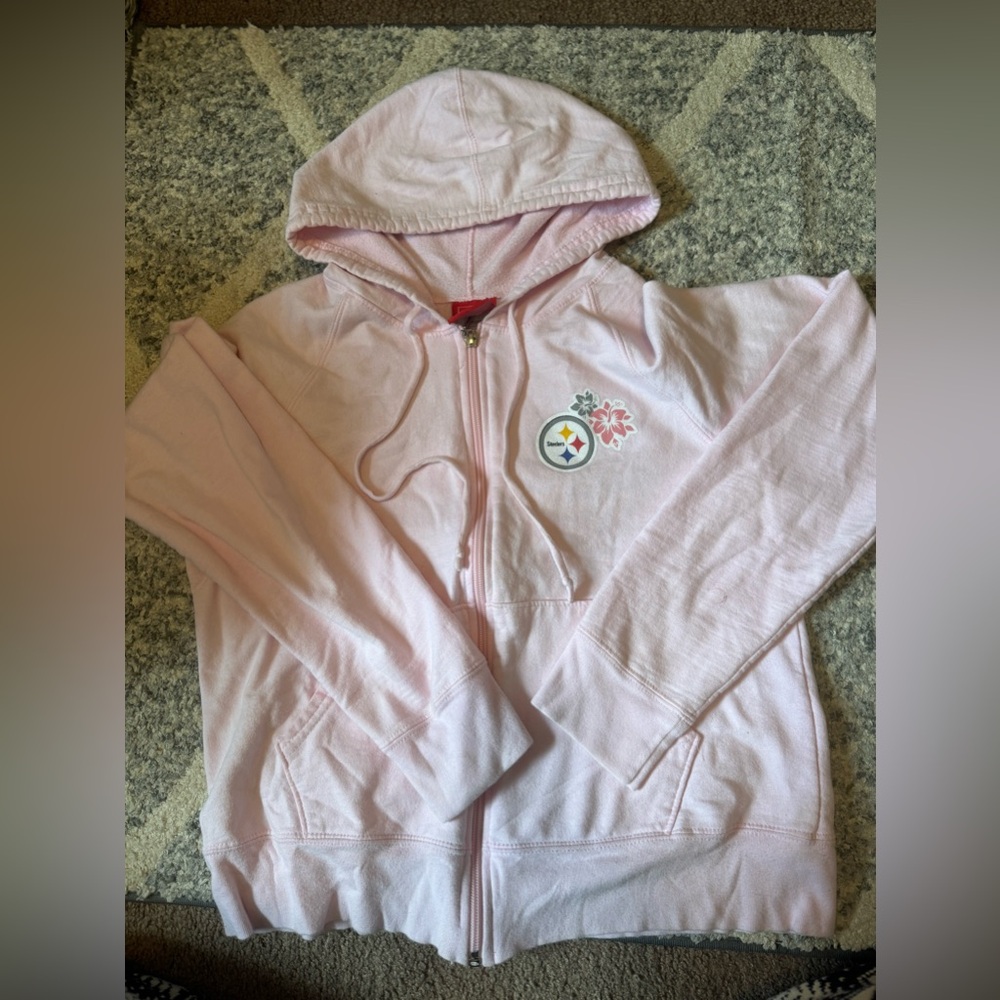 NFL Women’s Steelers Full zip jacket size M